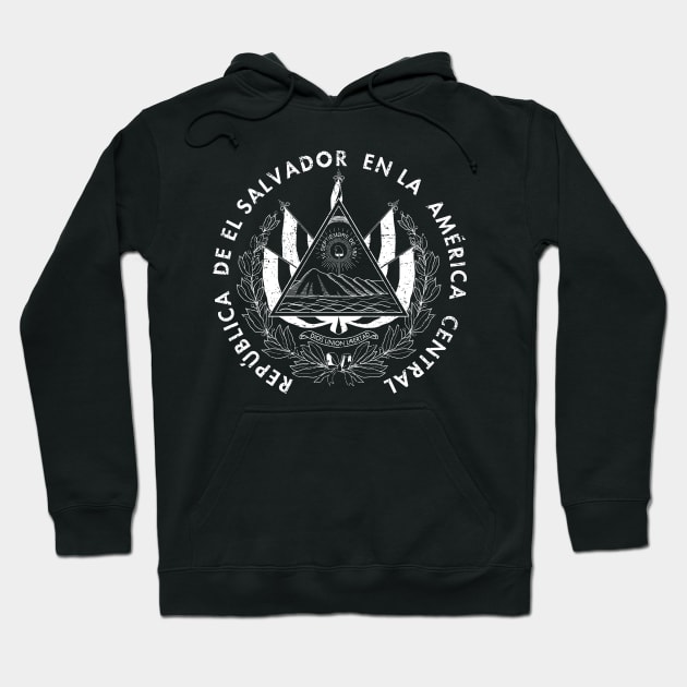 Republica de El Salvador - Escudo de El Salvador Hoodie by verde